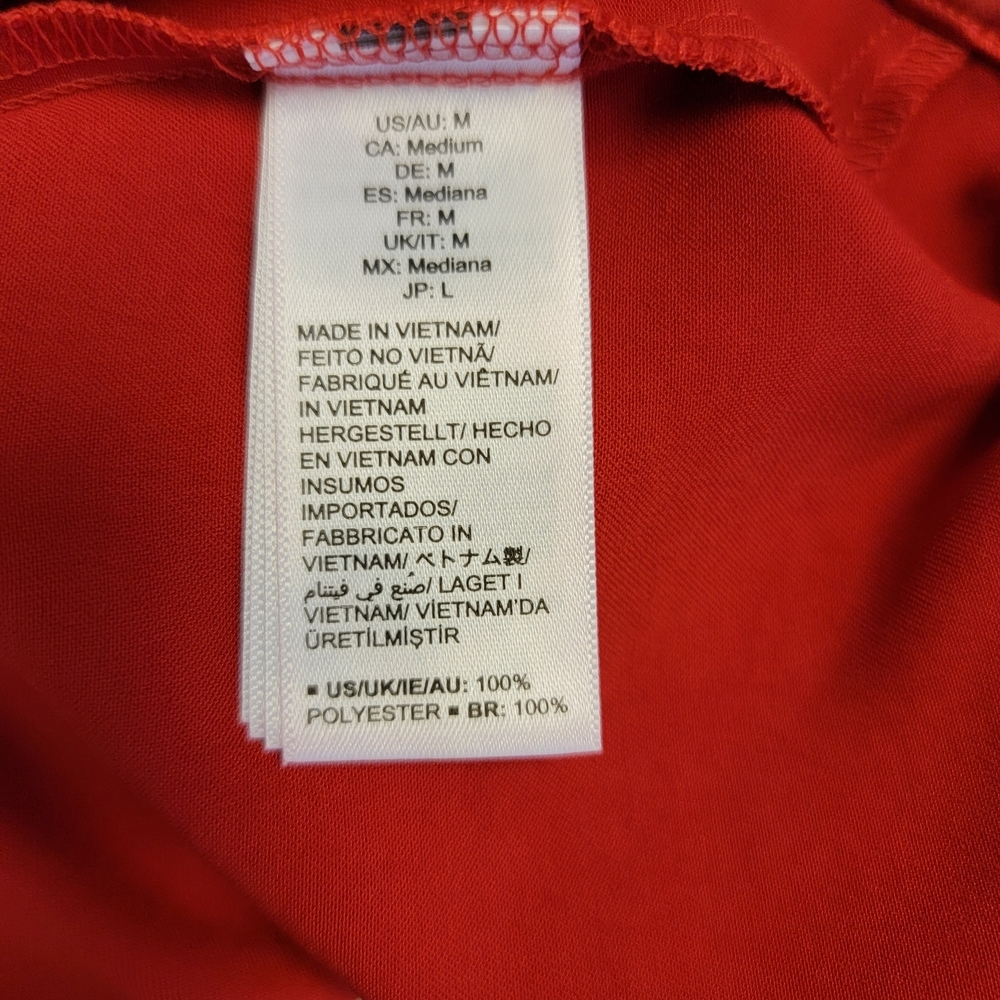 The Drop Women's Violeta Cutout Silky‎ Maxi Dress Flame Red Size M - Picture 5 of 5